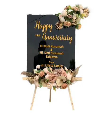 Papan Bunga Akrilik Kaligono