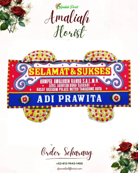 Papan Bunga Ucapan Selamat Kaligono